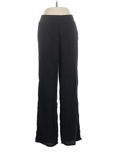 Pre-owned Three Dots Track Pants In Black