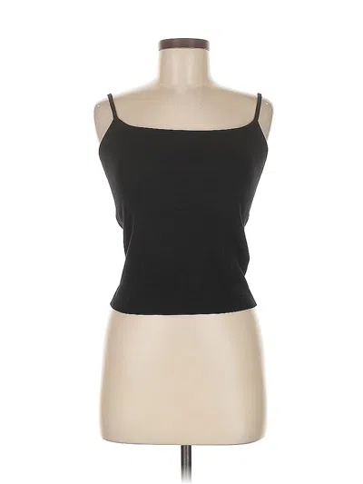 Pre-owned Three Dots Tube Top Black Strapless Neckline Tops