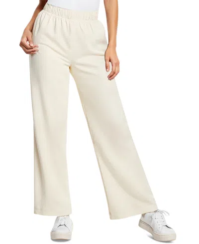 Three Dots Women's Bao High-rise Wide-leg Pants In Neutral