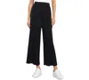 Three Dots Women's Crystal High-rise Pull-on Pants In Black Beauty