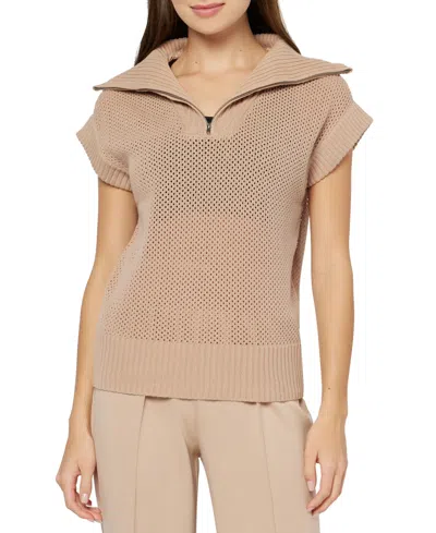 Three Dots Women's Kim Dolman-sleeve Sweater In Light Taupe