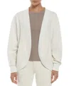 Three Dots Women's Sean Cocoon Open-front Cardigan In Egret