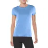 Three Dots Womens Crewneck Short Sleeves Pullover Top