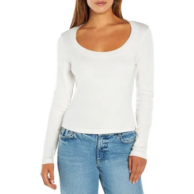 Three Dots Womens Solid Cotton Pullover Top In Multi