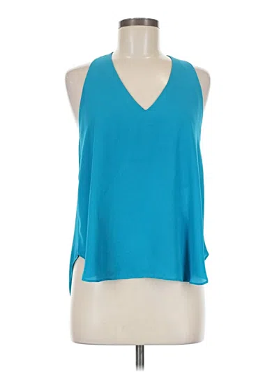 Pre-owned Three Eighty Two Sleeveless Blouse In Blue