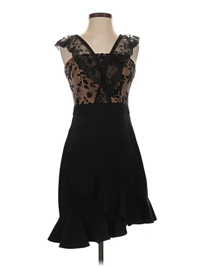 Pre-owned Three Floor Cocktail Dress In Black