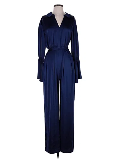 Pre-owned Three Floor Jumpsuit In Blue