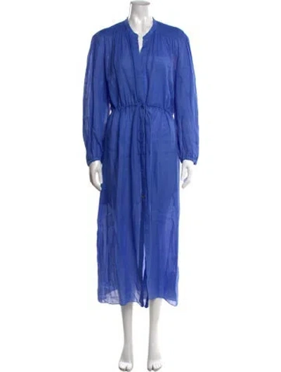 Pre-owned Three Graces London Long Dress In Blue