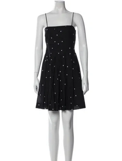 Pre-owned Three Graces London Printed Mini Dress In Grey