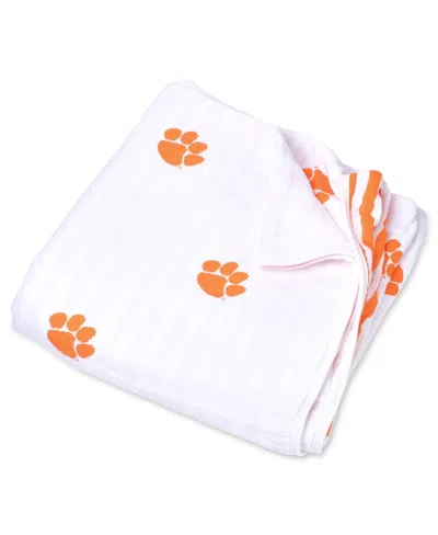 Three Little Anchors Infant Clemson Tigers 47" X 47" Muslin 4-layer Blanket In Gold