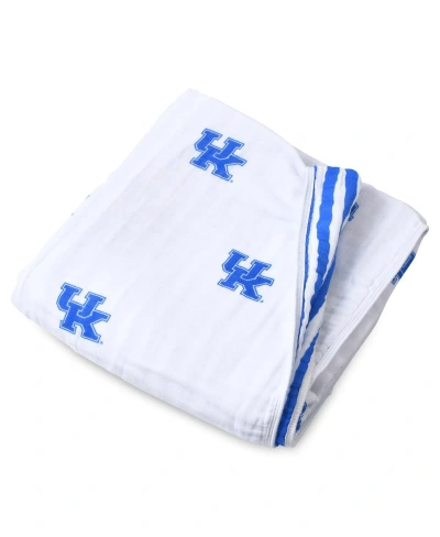 Three Little Anchors Infant Kentucky Wildcats 47" X 47" Muslin 4-layer Blanket In White