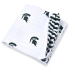 THREE LITTLE ANCHORS INFANT THREE LITTLE ANCHORS MICHIGAN STATE SPARTANS 47" X 47" MUSLIN 4-LAYER BLANKET