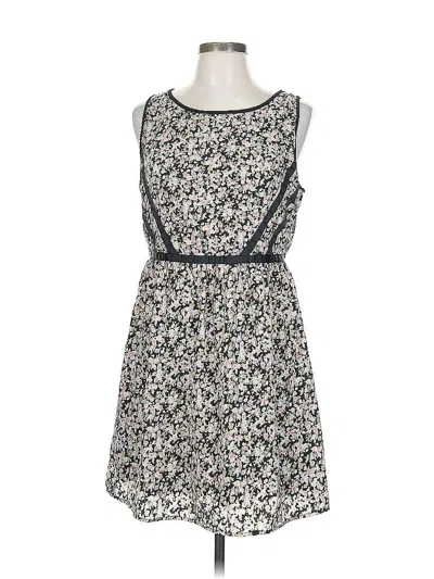 Pre-owned Three Pink Hearts Casual Dress In Black