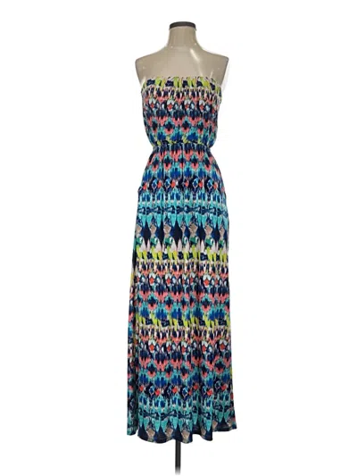 Pre-owned Three Pink Hearts Casual Dress In Blue
