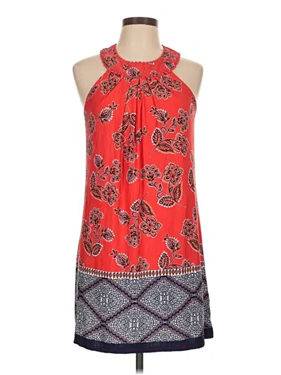 Pre-owned Three Pink Hearts Casual Dress In Red