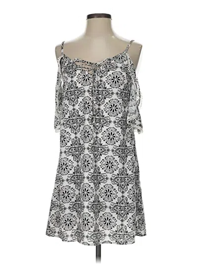 Pre-owned Three Pink Hearts Casual Dress In Silver