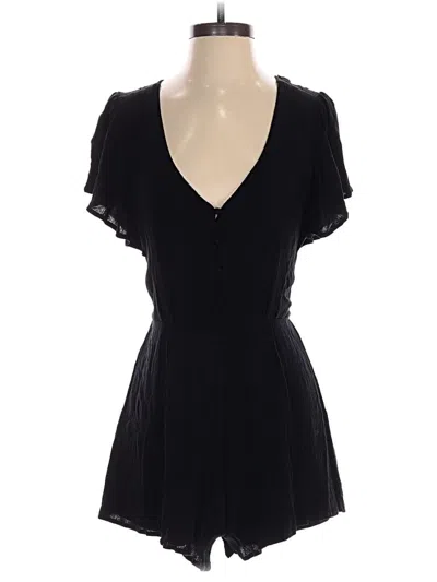Pre-owned Three Pink Hearts Cocktail Dress In Black
