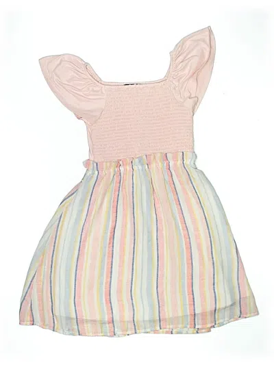 Pre-owned Three Pink Hearts Kids' Dress In Pink