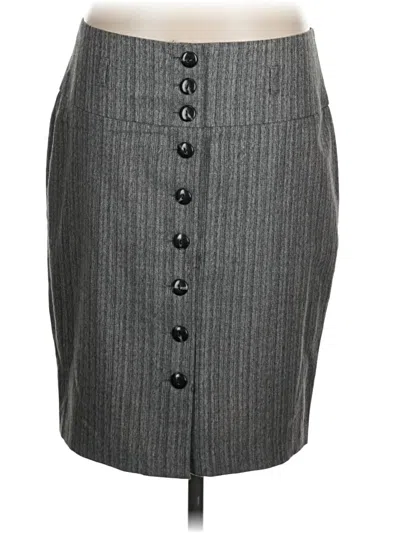 Pre-owned Three Pink Hearts Formal Skirt In Gray