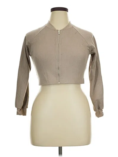 Pre-owned Three Pink Hearts Jacket In Brown