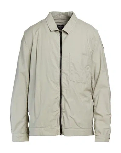 Three Stroke Man Jacket Light Grey Size Xl Cotton In Gray