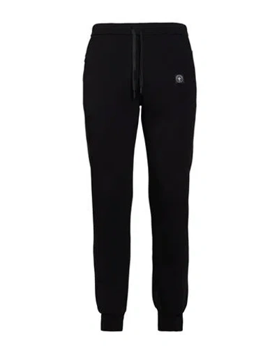 Three Stroke Man Pants Black Size L Cotton, Polyester