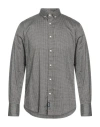 Three Stroke Man Shirt Lead Size Xxl Cotton, Elastane In Grey