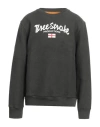 Three Stroke Man Sweatshirt Dark Green Size Xxl Cotton