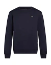 Three Stroke Man Sweatshirt Navy Size Xl Cotton, Polyester In Blue
