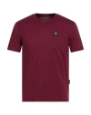 Three Stroke Man T-shirt Burgundy Size Xxl Cotton In Brown
