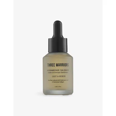 Three Warriors Light - Medium Hydrabronze Face Tan Drops 30ml