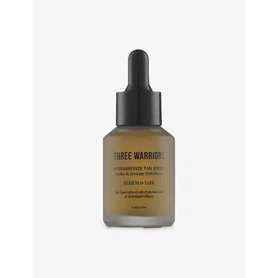 Three Warriors Medium - Dark Hydrabronze Face Tan Drops 30ml