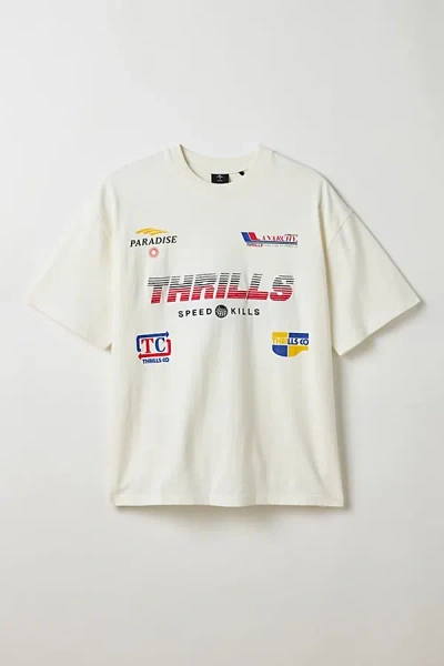 Thrills Anarchy In Paradise Graphic Tee In White, Men's At Urban Outfitters