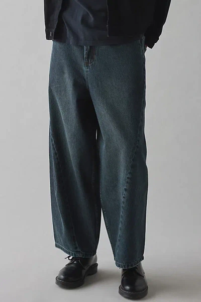 Thrills Barrel Leg Jean In Metal Blue, Men's At Urban Outfitters