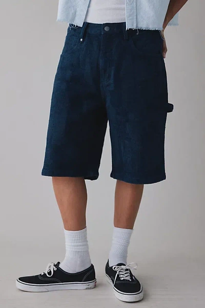 Thrills Big Slacker Blends Carpenter Short In Indigo Overdye, Men's At Urban Outfitters