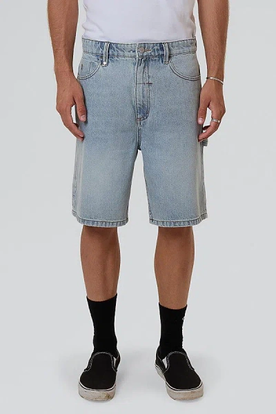 Thrills Big Slacker Denim Short In Sky, Men's At Urban Outfitters In Blue