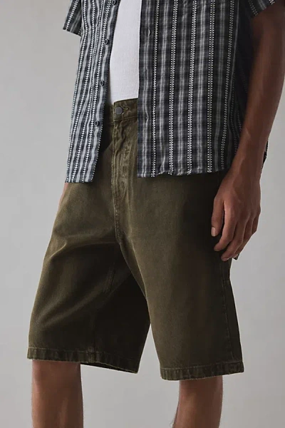 Thrills Big Slacker Denim Short In Tarmac, Men's At Urban Outfitters In Gray