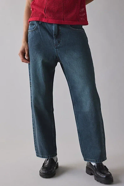 Thrills Big Slacker Lifted Spirits Relaxed Fit Jean In Metal Blue, Men's At Urban Outfitters
