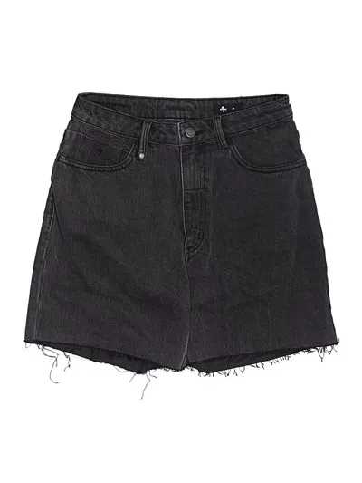 Pre-owned Thrills Denim Shorts In Black
