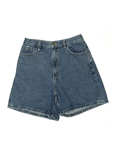 Pre-owned Thrills Denim Shorts In Blue