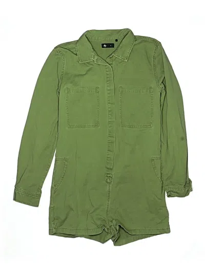 Pre-owned Thrills Long Sleeve Button Down Shirt In Green