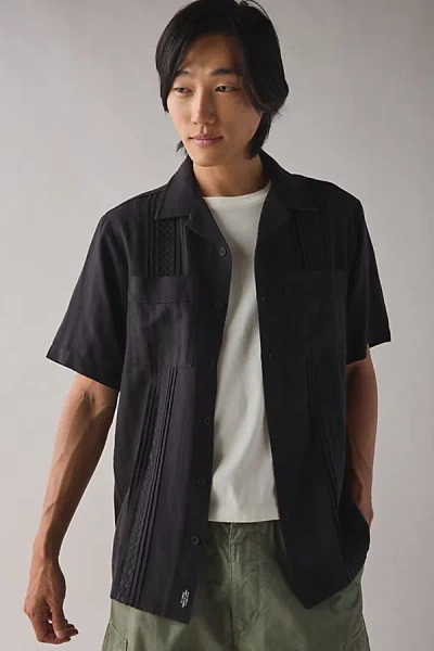 Thrills Pit Stop Bowling Shirt In Black, Men's At Urban Outfitters