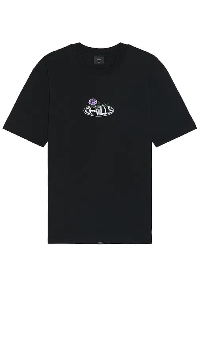 Thrills Sub Rosa Oversize Fit Tee In 黑色