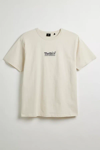 Thrills Workwear Tee In Heritage White, Men's At Urban Outfitters