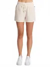 Thrive Societe Ultraluxe Pintuck Short In Chalk In Neutral