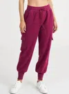 THRIVE SOCIETE WOMEN'S FINLEY JOGGERS IN SANGRIA