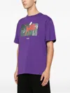 Throwback Graphic-print T-shirt In Blue