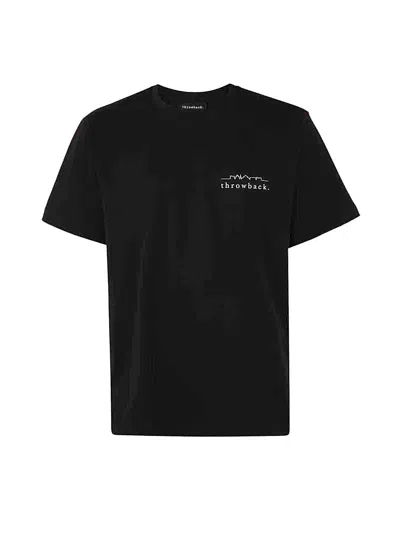 Throwback Logo T Shirt In Black