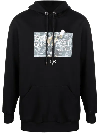 Throwback Photograph-print Crew-neck T-shirt In Black