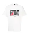 Throwback Script Print T-shirt In White